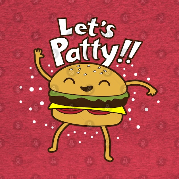 Funny Kawaii Burger Pun Party Cartoon Gift for Burger Lovers by BoggsNicolas